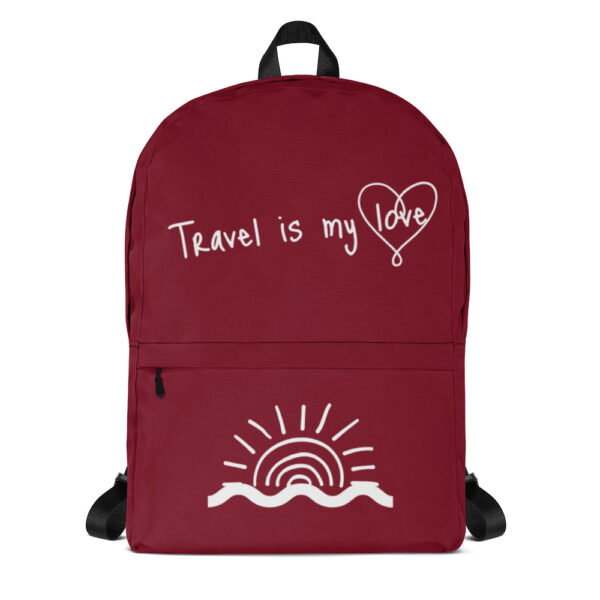 Rucksack “Travel is my love”