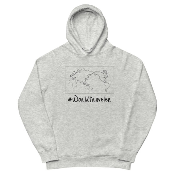 Unisex Kapuzenpullover “#worldtraveller”