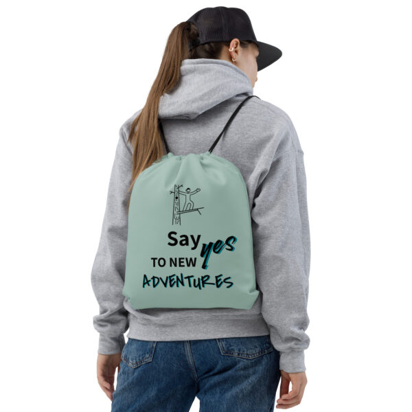 Kordelzug-Beutel “Say yes…”