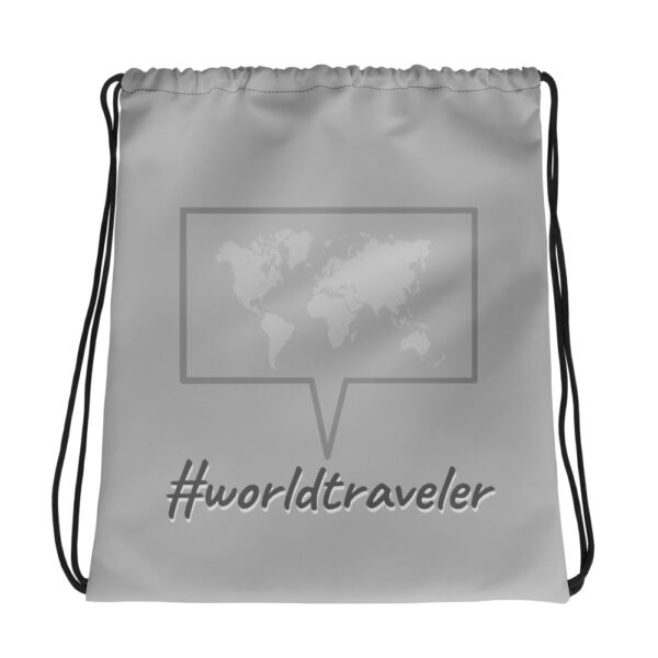 Kordelzug-Beutel “worldtraveler”