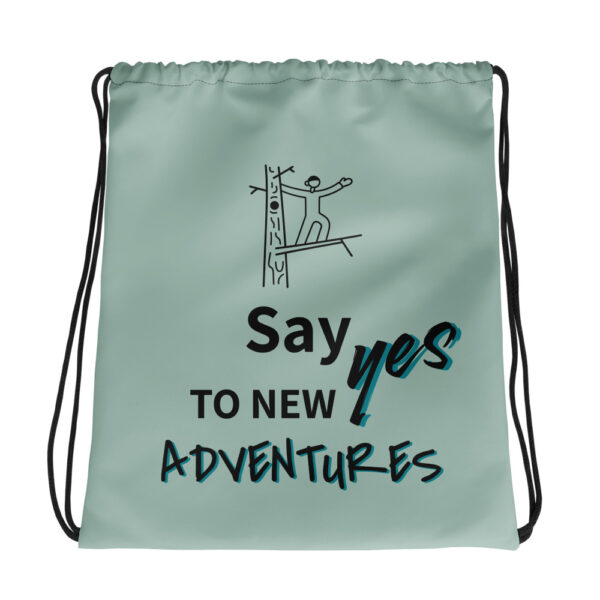 Kordelzug-Beutel “Say yes…”